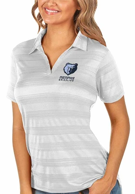 Antigua Memphis Grizzlies Womens Compass Short Sleeve Polo Shirt
