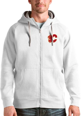 Antigua Calgary Flames Mens Victory Long Sleeve Full Zip Jacket