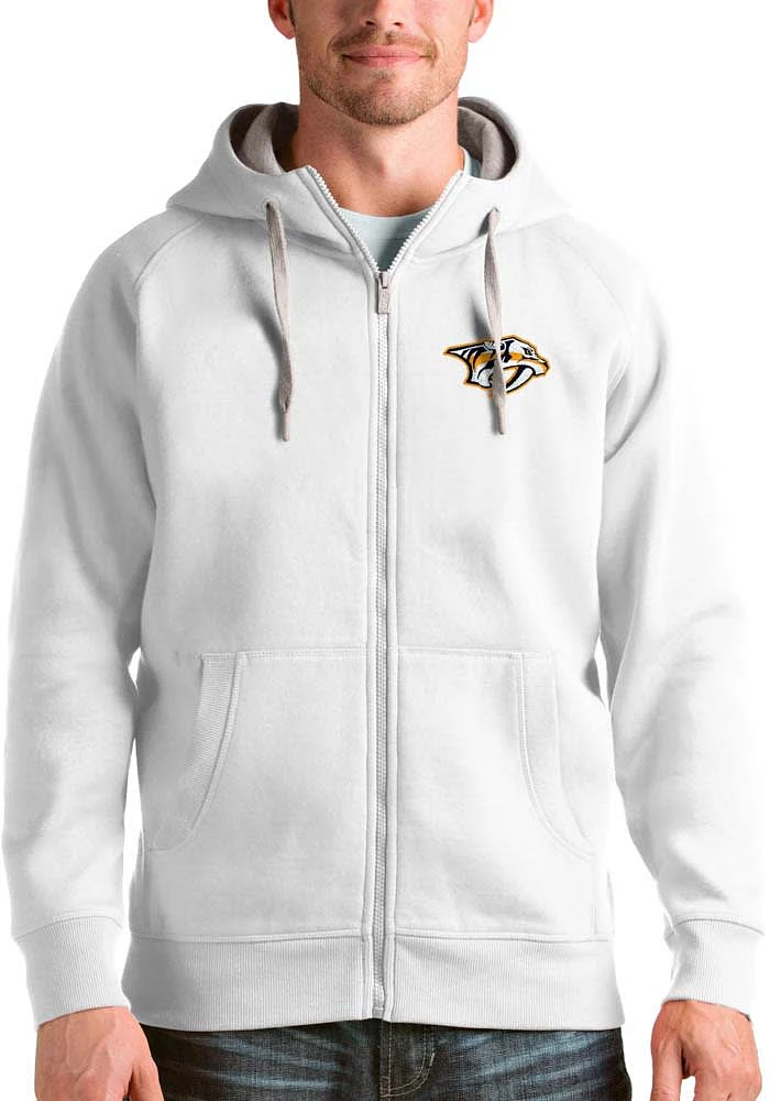 Antigua Nashville Predators Mens Victory Long Sleeve Full Zip Jacket