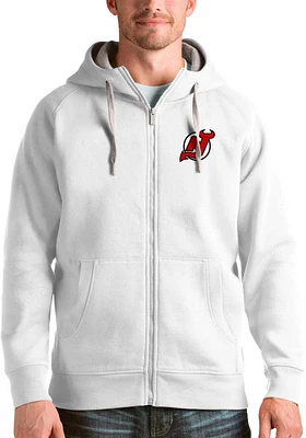 Antigua New Jersey Devils Mens Victory Long Sleeve Full Zip Jacket