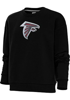 Antigua Atlanta Falcons Womens Full Front Chenille Victory Crew Sweatshirt