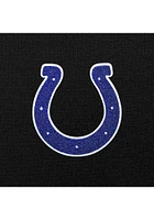 Antigua Indianapolis Colts Womens Black Chenille Logo Victory Crew Sweatshirt