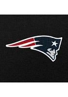 Antigua New England Patriots Womens Black Chenille Logo Victory Crew Sweatshirt