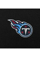 Antigua Tennessee Titans Womens Black Chenille Logo Victory Crew Sweatshirt