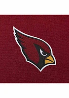 Antigua Arizona Cardinals Womens Cardinal Chenille Logo Victory Hooded Sweatshirt