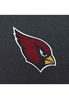Antigua Arizona Cardinals Womens Charcoal Chenille Logo Victory Hooded Sweatshirt