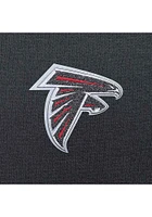 Antigua Atlanta Falcons Womens Charcoal Chenille Logo Victory Hooded Sweatshirt