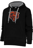 Antigua Chicago Bears Womens Chenille Logo Victory Hooded Sweatshirt