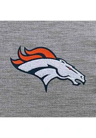 Antigua Denver Broncos Womens Chenille Logo Victory Hooded Sweatshirt