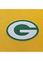 Antigua Green Bay Packers Womens Gold Chenille Logo Victory Hooded Sweatshirt