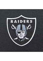 Antigua Las Vegas Raiders Womens Charcoal Chenille Logo Victory Hooded Sweatshirt
