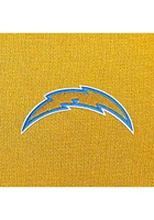 Antigua Los Angeles Chargers Womens Gold Chenille Logo Victory Hooded Sweatshirt