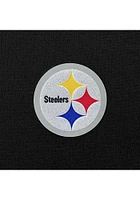 Antigua Pittsburgh Steelers Womens Chenille Logo Victory Hooded Sweatshirt