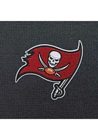 Antigua Tampa Bay Buccaneers Womens Charcoal Chenille Logo Victory Hooded Sweatshirt