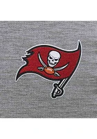 Antigua Tampa Bay Buccaneers Womens Grey Chenille Logo Victory Hooded Sweatshirt