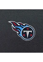 Antigua Tennessee Titans Womens Charcoal Chenille Logo Victory Hooded Sweatshirt