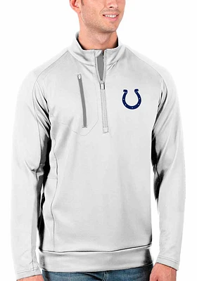 Antigua Indianapolis Colts Mens Generation Long Sleeve Qtr Zip Pullover