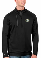 Antigua Green Bay Packers Mens Generation Long Sleeve Qtr Zip Pullover