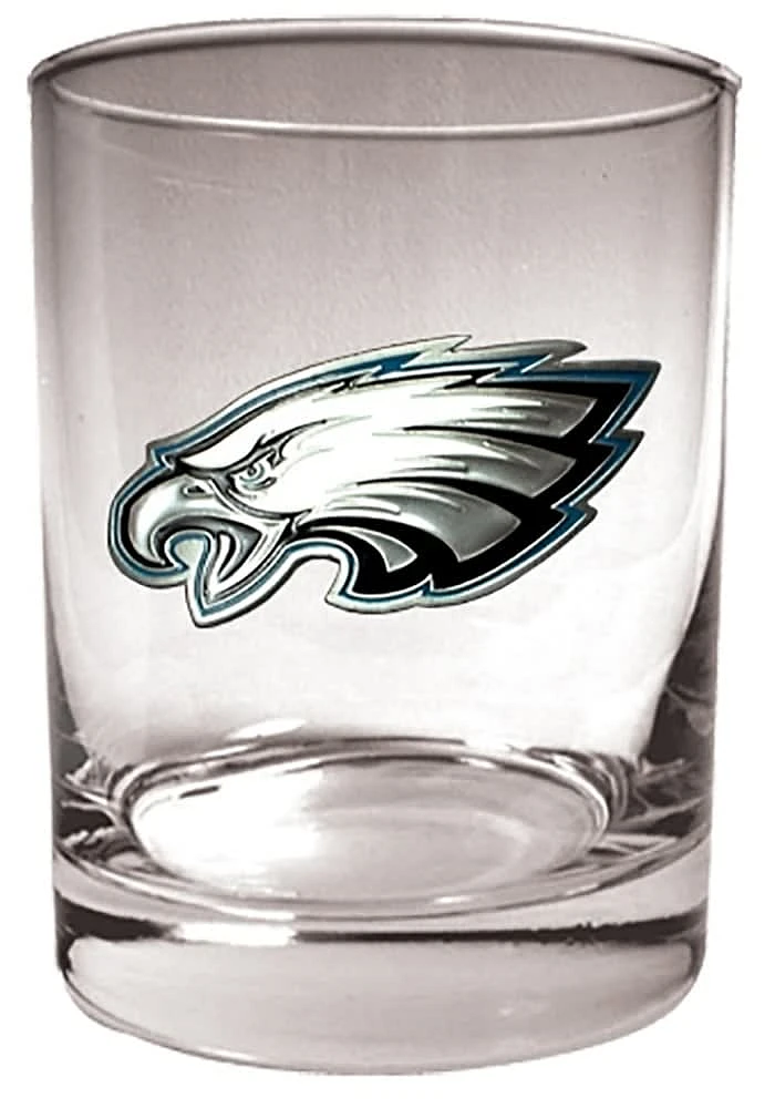 Philadelphia Eagles 14oz Rock Glass - White
