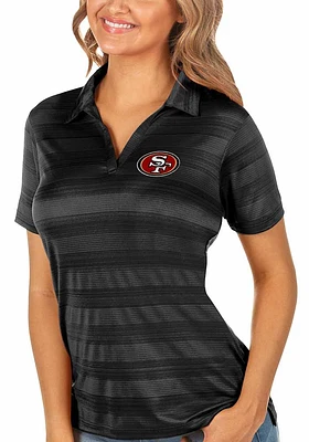 Antigua San Francisco 49ers Womens Compass Short Sleeve Polo Shirt