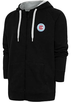 Antigua Chicago Fire Mens Victory Long Sleeve Full Zip Jacket