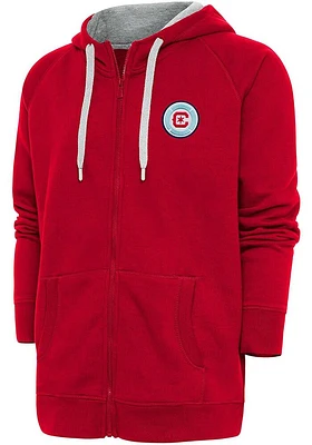 Antigua Chicago Fire Mens Victory Long Sleeve Full Zip Jacket