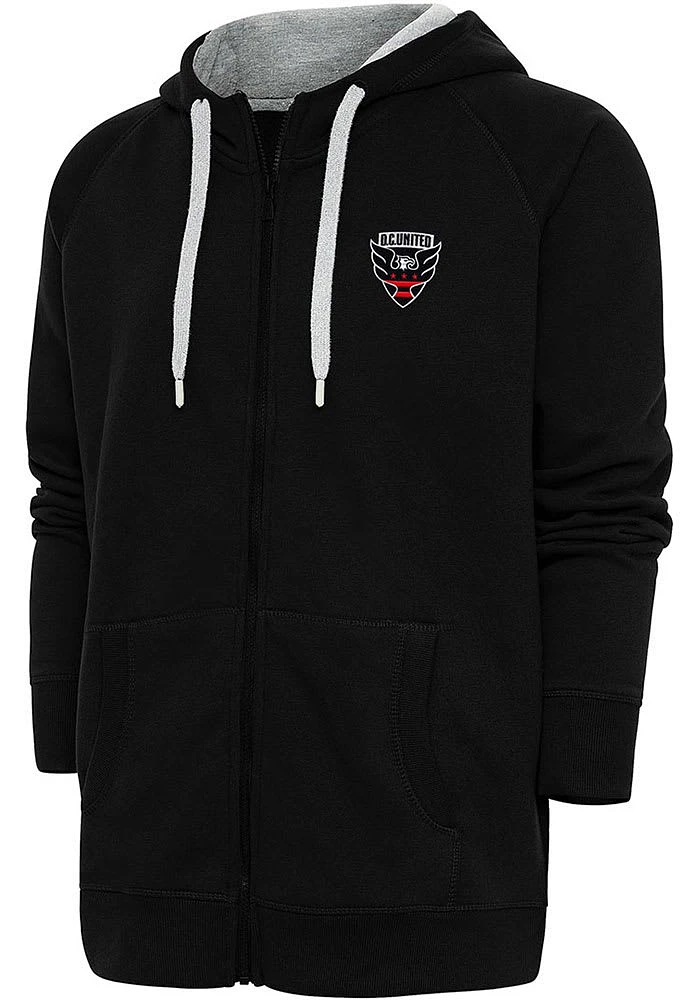 Antigua DC United Mens Victory Long Sleeve Full Zip Jacket