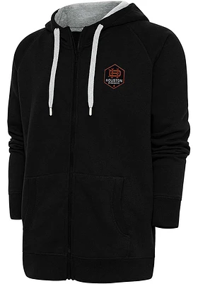 Antigua Houston Dynamo Mens Victory Long Sleeve Full Zip Jacket