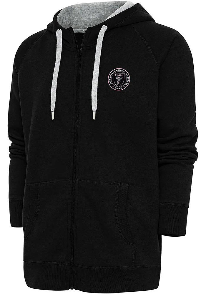 Antigua Inter Miami CF Mens Victory Long Sleeve Full Zip Jacket