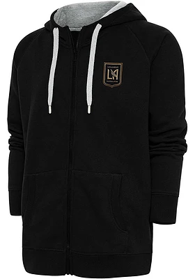 Antigua Los Angeles FC Mens Victory Long Sleeve Full Zip Jacket