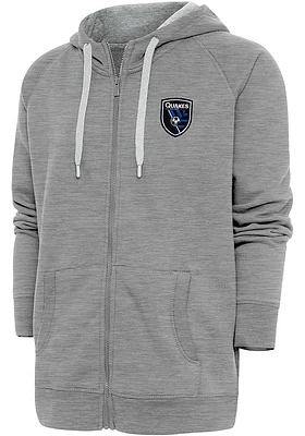 Antigua San Jose Earthquakes Mens Victory Long Sleeve Full Zip Jacket