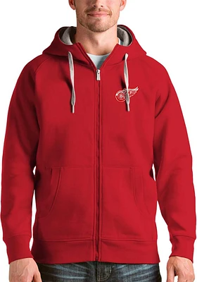 Antigua Detroit Red Wings Mens Victory Full Long Sleeve Zip Jacket