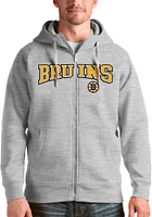 Antigua Boston Bruins Mens Split Victory Long Sleeve Full Zip Jacket