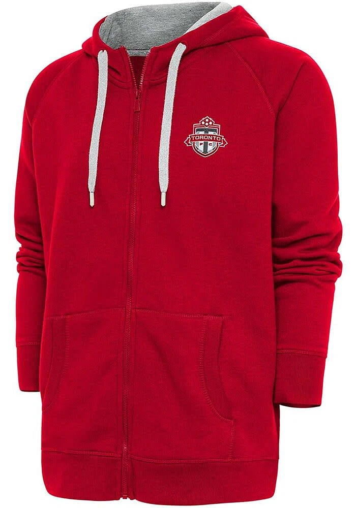 Antigua Toronto FC Mens Victory Long Sleeve Full Zip Jacket