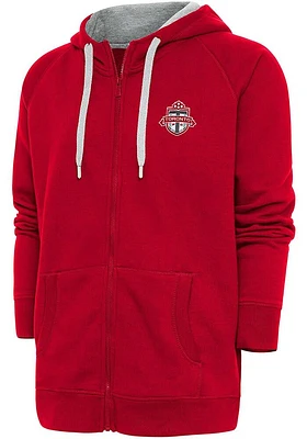 Antigua Toronto FC Mens Victory Long Sleeve Full Zip Jacket