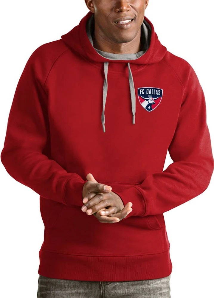 Antigua FC Dallas Mens Victory Long Sleeve Hoodie