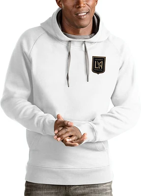 Antigua Los Angeles FC Mens White Victory Long Sleeve Hoodie