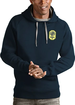 Antigua Nashville SC Mens Navy Blue Victory Long Sleeve Hoodie