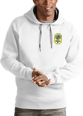Antigua Nashville SC Mens White Victory Long Sleeve Hoodie