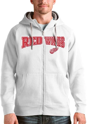 Antigua Detroit Red Wings Mens Split Victory Long Sleeve Full Zip Jacket