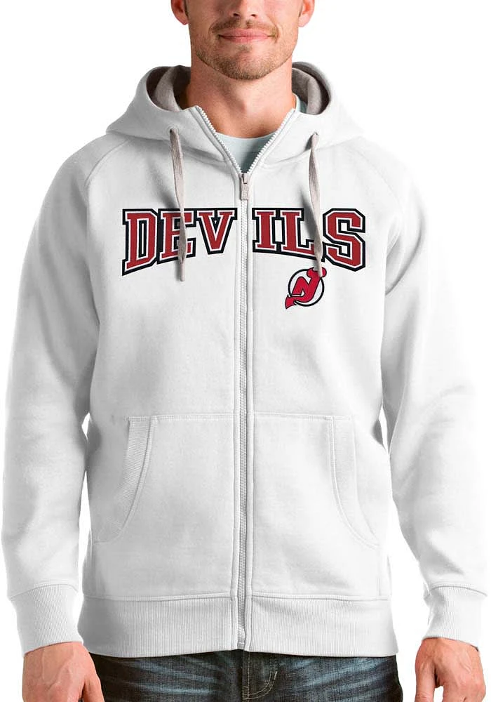 Antigua New Jersey Devils Mens Split Victory Long Sleeve Full Zip Jacket