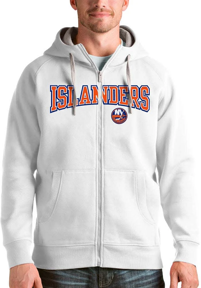 Antigua New York Islanders Mens Split Victory Long Sleeve Full Zip Jacket