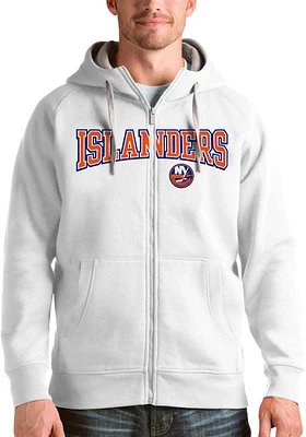 Antigua New York Islanders Mens Split Victory Long Sleeve Full Zip Jacket
