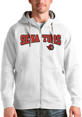 Antigua Ottawa Senators Mens Split Victory Long Sleeve Full Zip Jacket