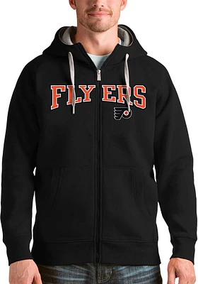 Antigua Philadelphia Flyers Mens Split Victory Long Sleeve Full Zip Jacket