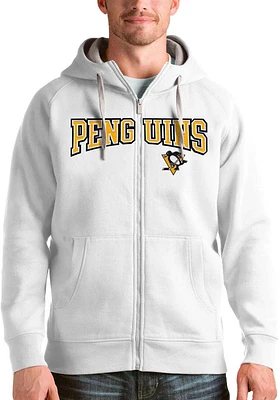 Antigua Pittsburgh Penguins Mens Split Victory Long Sleeve Full Zip Jacket