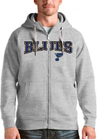Antigua St Louis Blues Mens Split Victory Long Sleeve Full Zip Jacket