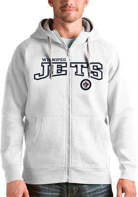 Antigua Winnipeg Jets Mens Split Victory Long Sleeve Full Zip Jacket