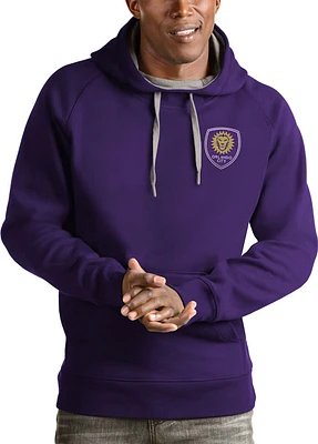 Antigua Orlando City SC Mens Victory Long Sleeve Hoodie