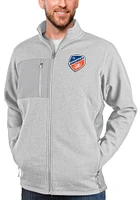 Antigua FC Cincinnati Mens Grey Course Medium Weight Jacket